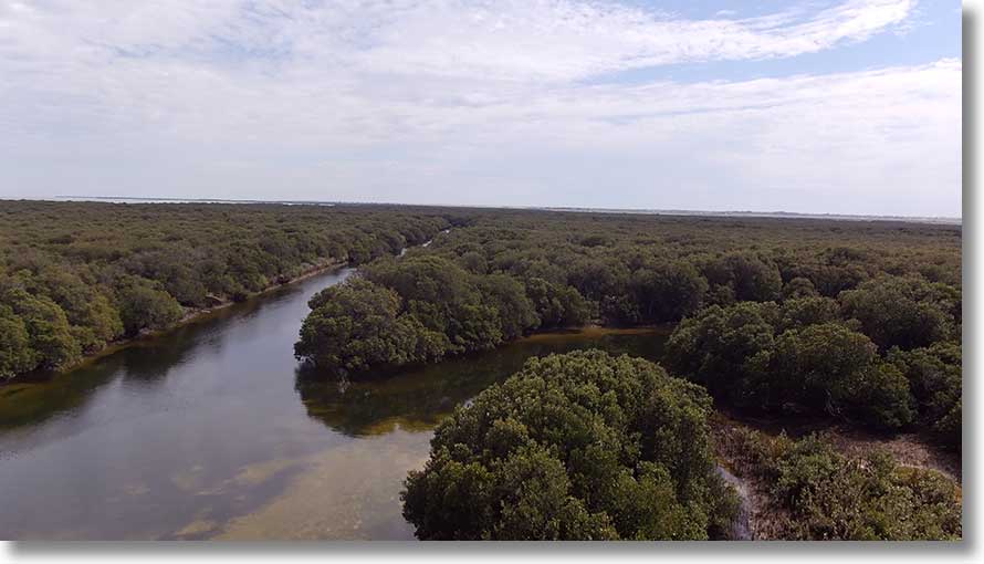 Post Creek, to north