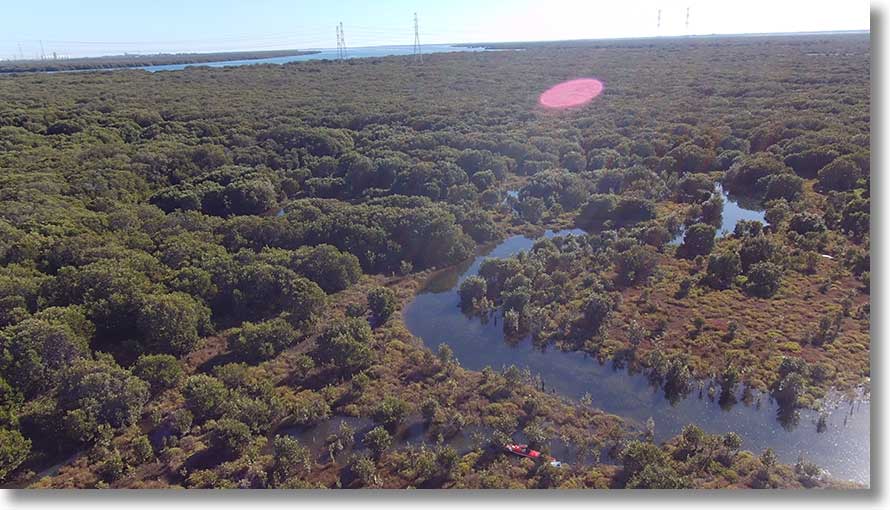 Looking downstream of Hidden Creek