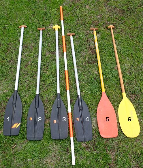 Canoe paddles