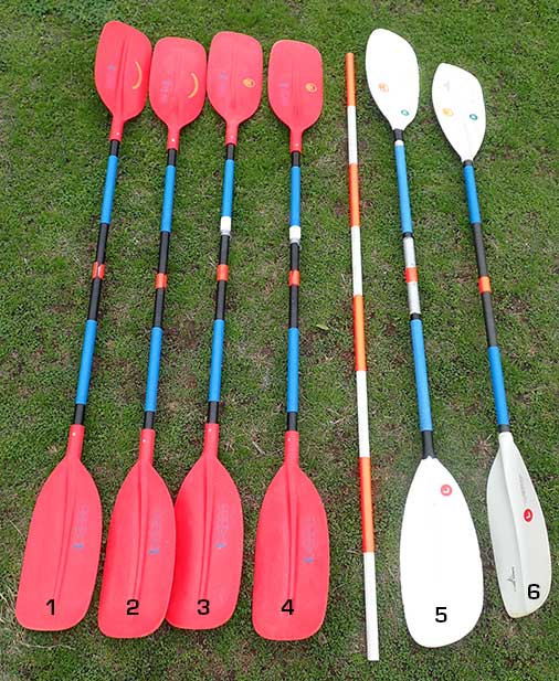 Kayak paddles